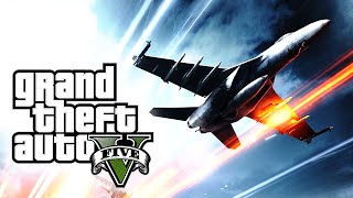 GTA 5 INSANE JET STUNT MONTAGE quotTHE BESRAquot GTA 5 ONLINE STUNTS [upl. by Namus]