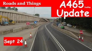 AMAZING PROGRESS A465 New Road Layout video 4k [upl. by Ilonka208]