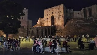 Night Walk around Aleppo Citadel  Eid AlAdha in Syria 2024 [upl. by Daniyal]