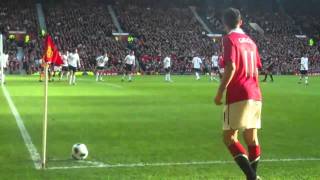 Ryan Giggs takes a corner V Bolton [upl. by Catima]