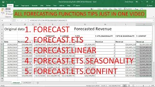 How to Forecast the future values using Excel make predictions easily using excel [upl. by Pablo]