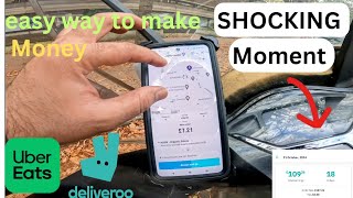 easy way to make money delivery jobs uk Uber eats food delivery [upl. by Burnaby]