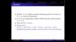 EE514 Information Theory I Lecture 2 1012013 [upl. by Nairbo]