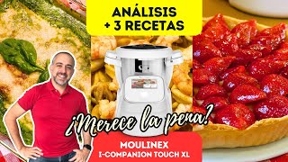 🔥 Moulinex iCompanion Touch XL blanco  ANÁLISIS  MENÚ con 3 RECETAS  ROBOT de COCINA [upl. by Layod]