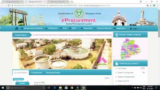 How to Open New ETenders in TS Eprocurement Online [upl. by Alusru798]