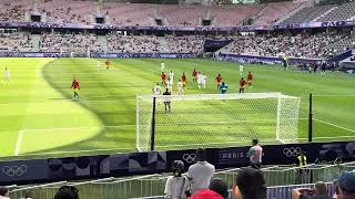 Matthew Garbett missed penalty for New Zealand vs Guinea Paris Olympics 2024 at Nice [upl. by Coffeng]