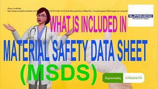 What’s included in a material safety data sheet MSDS [upl. by Asirrac]