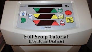 How To Setup The NxStage System One Full Tutorial For Home Hemo Dialysis Patients [upl. by Mahla]