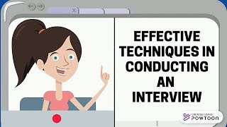 Effective Techniques in Conducting an Interview [upl. by Stoddart264]