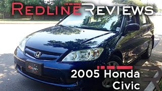 2005 Honda Civic Review Walkaround Exhaust amp Test Drive [upl. by Geno335]