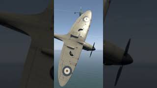 Upside Down Pilot Shot Spitfire Mk I [upl. by Ellenaj13]