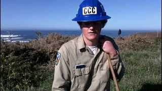 California Conservation Corps Member and AmeriCorps Team Up To Kill Gorse [upl. by Edwin650]