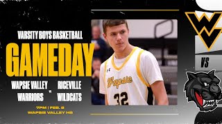 Wapsie Valley vs Riceville  Varsity Boys Basketball [upl. by Eemiaj]