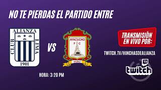 Alianza Lima vs Ayacucho FC EN VIVO [upl. by Harrell65]