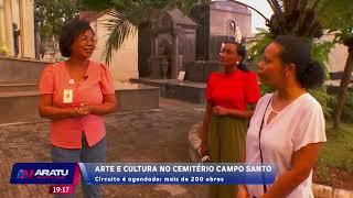 Arte e cultura no cemitério Campo Santo [upl. by Nnylanna]