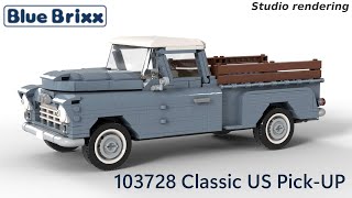 BlueBrixx Special 103728 Classic US Pick UP [upl. by Neeron]