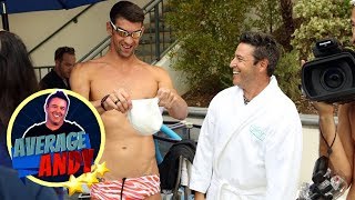 Average Andy with Michael Phelps [upl. by Lem]