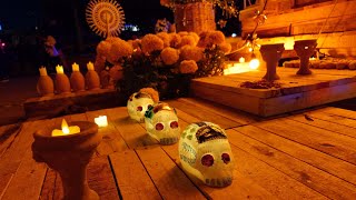 Ofrendas de Día de Muertos en Tequisquiapan Querétaro [upl. by Kauffmann]