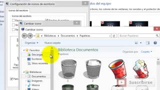 Como cambiar el icono de papeleras de reciclaje MEDIAFIRE [upl. by Garcon]