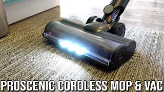 Proscenic P11 Wireless Handheld Vacuum Mop Cleaner [upl. by Notnats890]