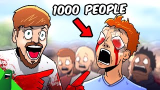 Mr Beast Blinds 1000 People [upl. by Eidob729]