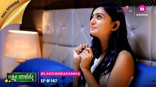 Lakshmi Baramma S02  Full Ep 147  ವೈಷ್ಣವ್ ಮತ್ತು ಲಕ್ಷ್ಮಿ ನಡುವಿನ ಮಧುರ ಕ್ಷಣ  Colors Kannada [upl. by Amikay]