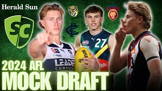 2024 AFL Draft  MOCK DRAFT First look at the 2025 SuperCoach rookie class [upl. by Nnayhs]