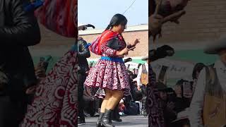 la huaylia cruzó fronteras baile takanakuy folklore shorts dance tinkuy [upl. by Adnwahsat741]