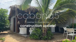 cabana5 in Troncones bungalows for sale starting at 95K USD Construction update 3 [upl. by Onaimad915]