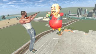 Franklin Fight Giant Motu in Indian Bike Driving 3D [upl. by Sivar294]