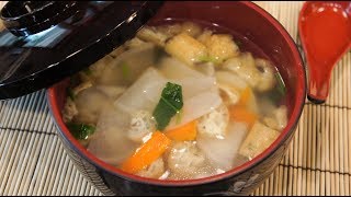 Japanese Vegetable Soup Yoshinoju 吉野汁の作り方 [upl. by Temple]