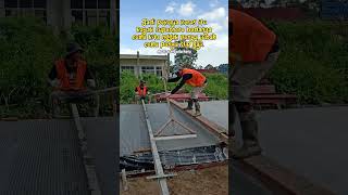 Trik membuat garis pada cor beton agar lurus short construction concrete grooving line inhil [upl. by Jabe674]