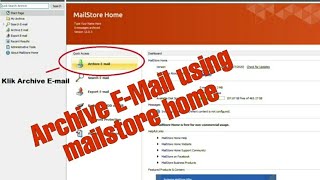 Tutorial Archive Email MyGovUC menggunakan MailStore Home  Cara Backup Email [upl. by Dadirac]