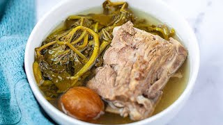 How to make Chinese Watercress Soup with Pork Bones  Healthy and Nutritious Soup Recipe [upl. by Ursulina]