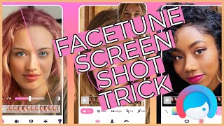 How To Use Screenshot Trick on Facetune 2023 [upl. by Evars]