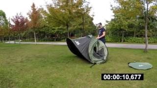 MaxMiles Popup Tent Setup and Folding Demo [upl. by Rimhsak]