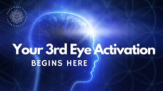 Your Clairvoyance Practice Third Eye Activation Guided Meditation Brow Chakra [upl. by Ettenor]