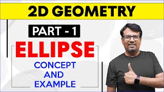 Ellipse  Definition Foci Vertex Axes Latus Rectum of Ellipse  2D GEOMETRY  By GP Sir [upl. by Nagear832]