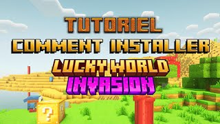 Comment Installer Le mods LUCKY BLOCK invasion amp Wankil  Installer CURSE FORGE [upl. by Jez386]