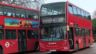 London Buses  Route 329  Turnpike Lane to Enfield Town [upl. by Teferi]