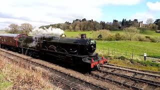 4079 Pendennis castle at Arley 15423 SVR steam gala [upl. by Decker]