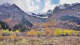 Hike in DombayUlgen Gorge  4K 60fps  Mountain Trail  Scenic Relaxing Walking Tour [upl. by Georgi394]