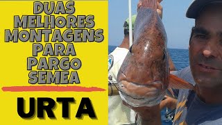 AS DUAS MELHORES MONTAGENS DE PESCA PARA ESTES PODEROSOS PEIXES  PARGO SEMEA URTA [upl. by Reffotsirhc]