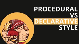 Procedural vs Declarative Programming styles [upl. by Igic]