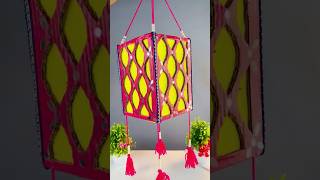 How to Make Lantern Lantern Making ideas Ramdan Diwali Decoration ideas SimpleampEasyCraft DIYCrafts [upl. by Yetac]