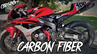 Repairing Motorcycle Fairings with CARBON FIBER [upl. by Pitt]