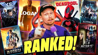 All XMEN Movies Ranked Deadpool 1 amp 2 Included [upl. by Gruver]