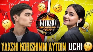 🤯YAXSHI KO’RSHIMNI AYTDIM😱QIZ HAYRON QIZ NIMA DEDI🤔 [upl. by Russ]