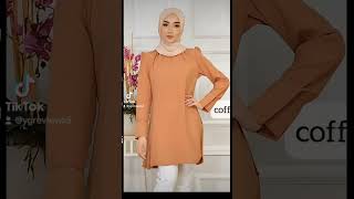 Fesyen blouse muslimah terkini blouse muslimah jubah [upl. by Karina]