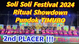 SOLI SOLI FESTIVAL 2024 Cabongaan ES TIMUBO 2nd Place Ritual Showdown  Camotes Cebu [upl. by Dacey278]